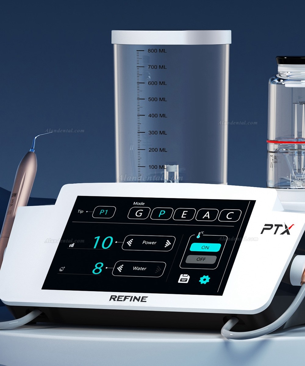 Refine® PTX 2 in 1 Dental Ultrasonic Scaler with Air Polisher and Water Temperature Control System